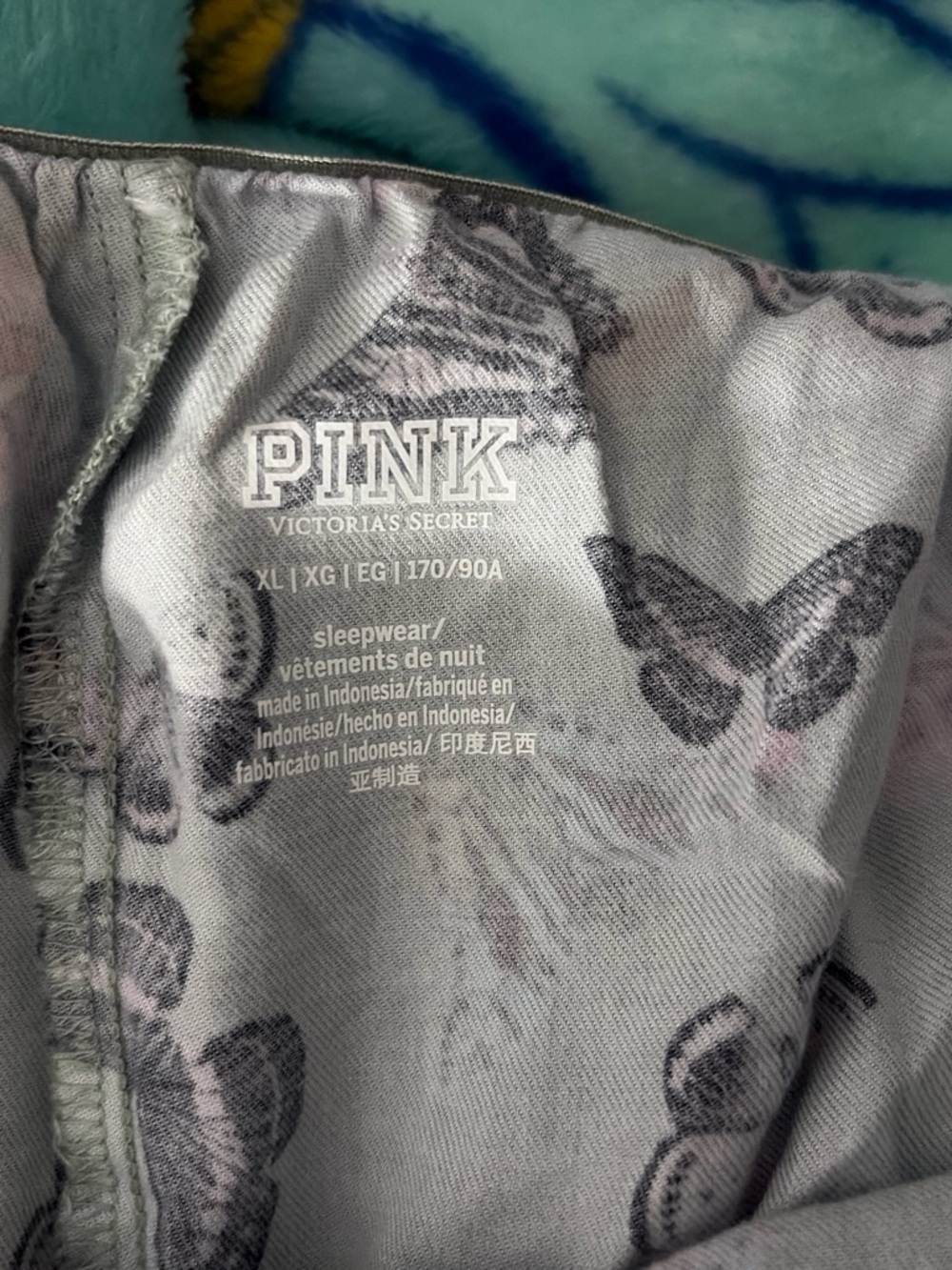 Woman’s Butterfly Print Olive Green Shorts - Picture 2 of 2